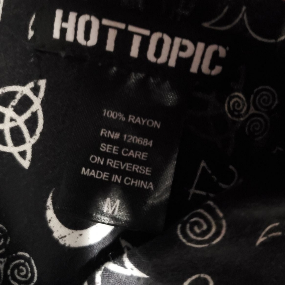 Hot topic witchy button up - Picture 3 of 3